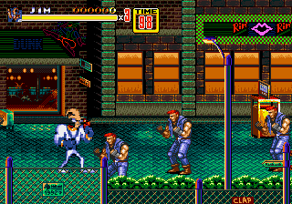 Earthwom Jim in Streets of Rage 2